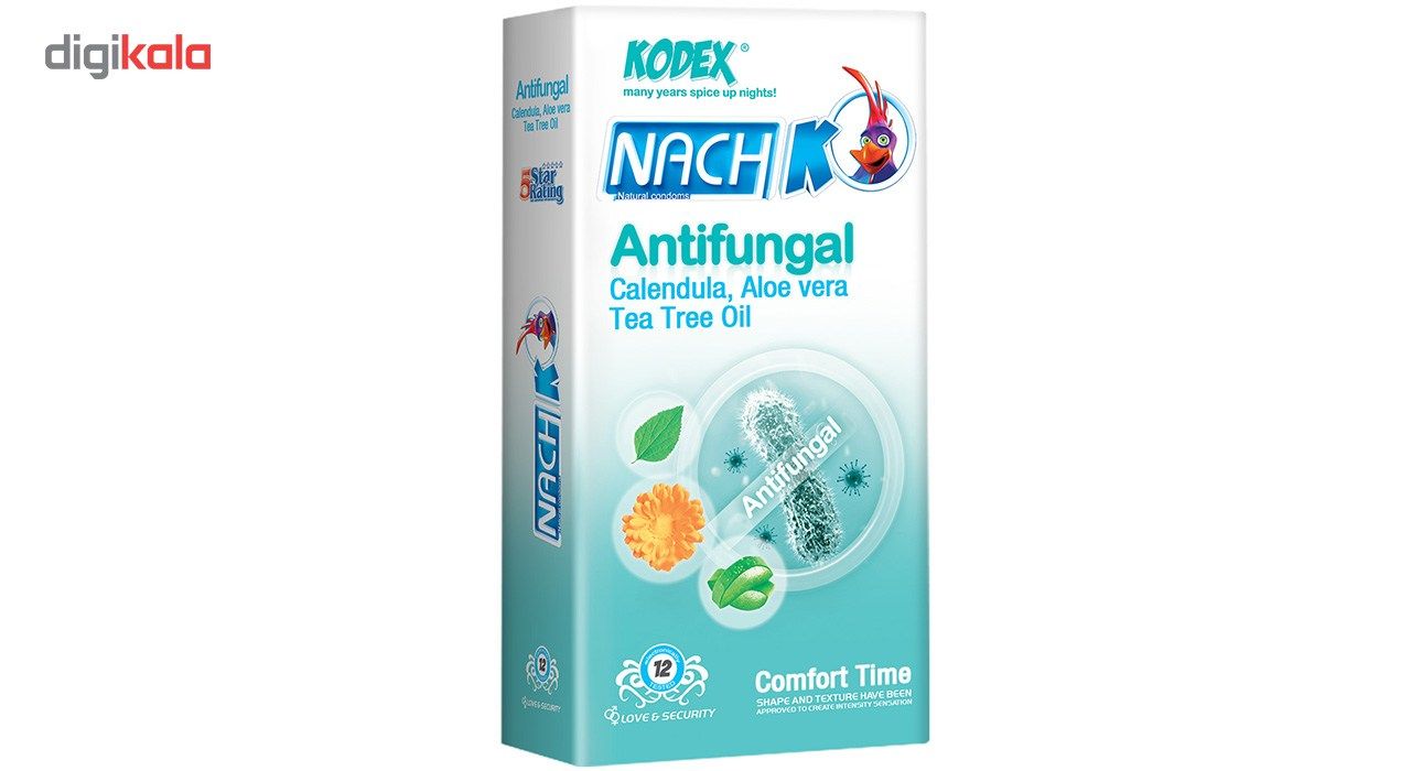 کاندوم ناچ کدکس مدل Antifungal بسته 12 عددی کد 9000 -  - 2