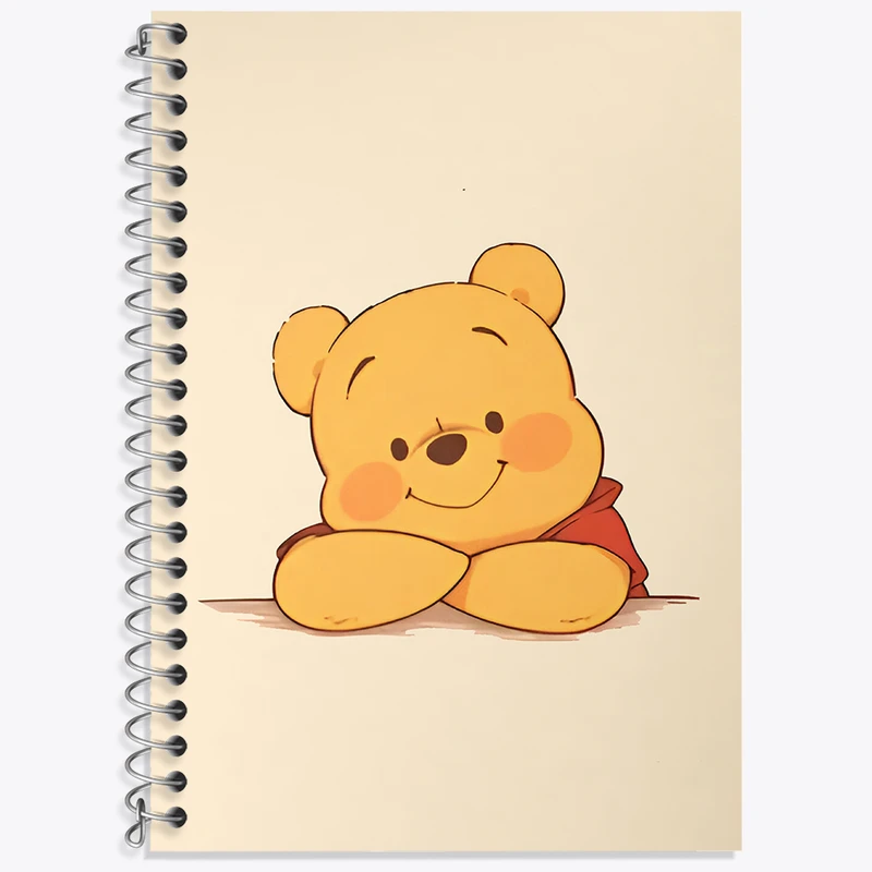 دفتر لغت 50 برگ خندالو طرح خرس پو کد N5606