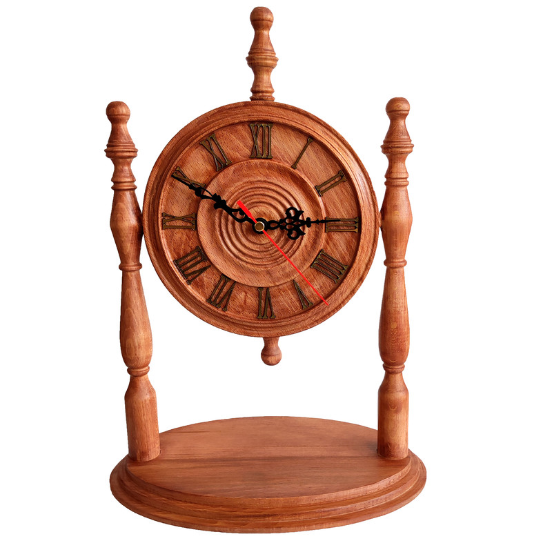ساعت رومیزی مدل چوبی کد s1