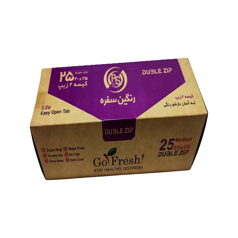 کیسه زیپ دار مدل Z25 - بسته 25 عددی