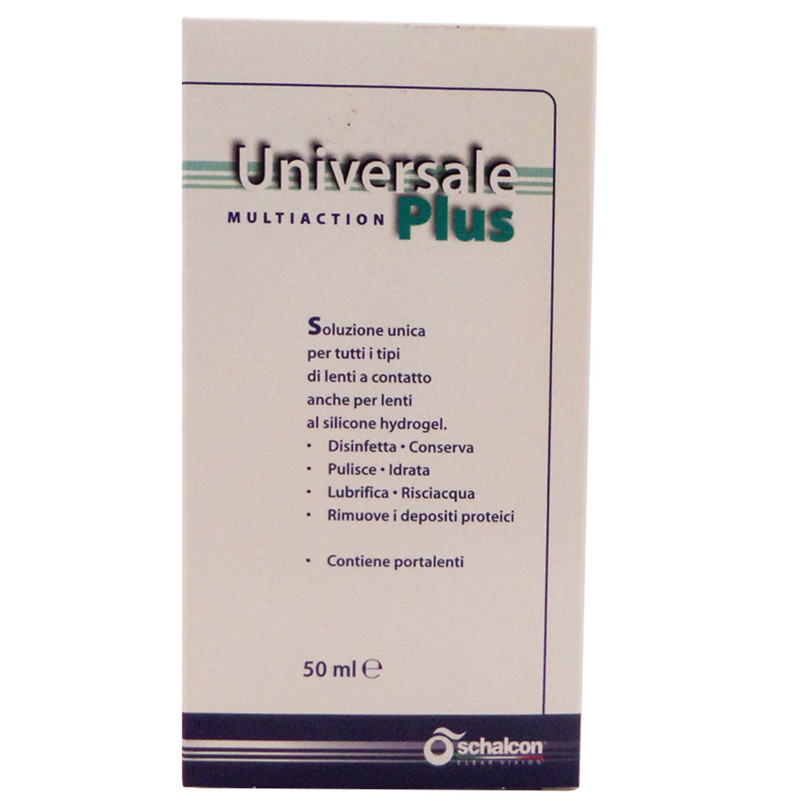 محلول شستشوی لنز شالکون مدل universale plus حجم 50 میلی لیتر محلول شستشوی لنز شالکون مدل universale plus حجم 50 میلی لیتر