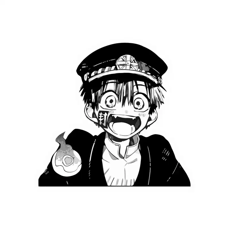 برچسب لپ تاپ طرح هاناکو انیمه کد 2003