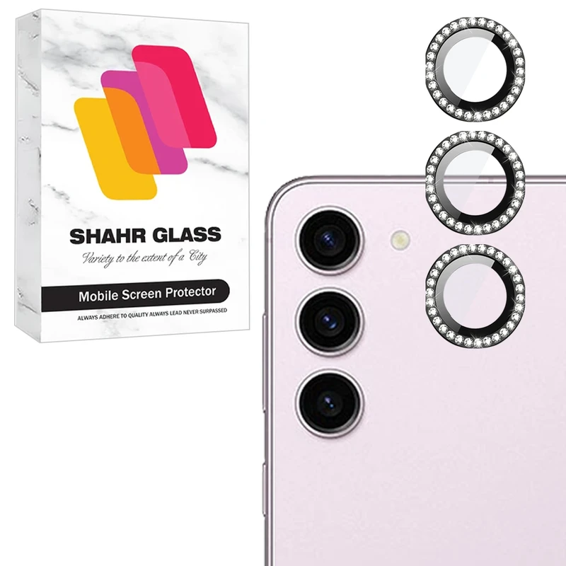 محافظ لنز دوربین شیشه‌ای شهر گلس مدل NRIS20 مناسب برای گوشی موبایل سامسونگ Galaxy S25 5G