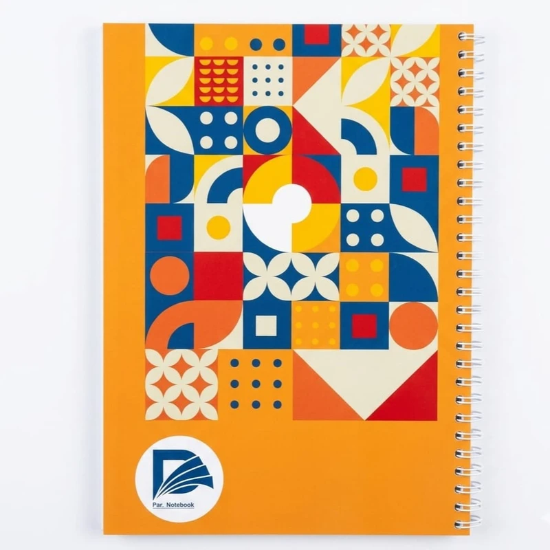 دفتر مشق 80 برگ پرنوتبوک مدل هندسی