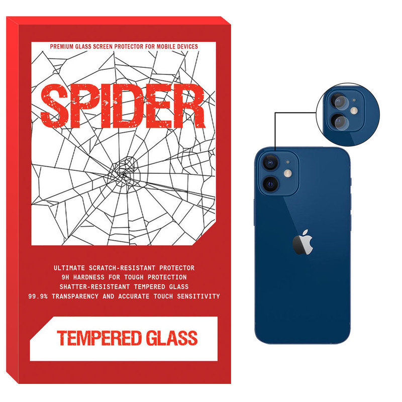 محافظ لنز دوربین اسپایدر مدل SDS مناسب برای گوشی موبایل اپل iPhone 12