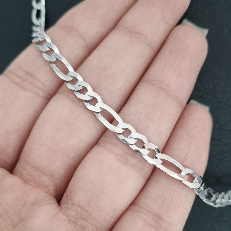 زنجیر نقره مردانه لیردا مدل فیگارو zng 13.7 زنجیر نقره مردانه لیردا مدل فیگارو zng 13.7