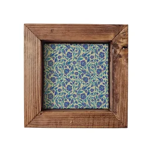 تابلو کاشی گلاک طرح گل ایرانی کد FT46