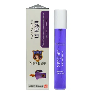 عطر جیبی زنانه سوئیس آرمی مدل کازاموراتی زرجف لاتوسکا با رایحه شیرین حجم 35 میلی لیتر