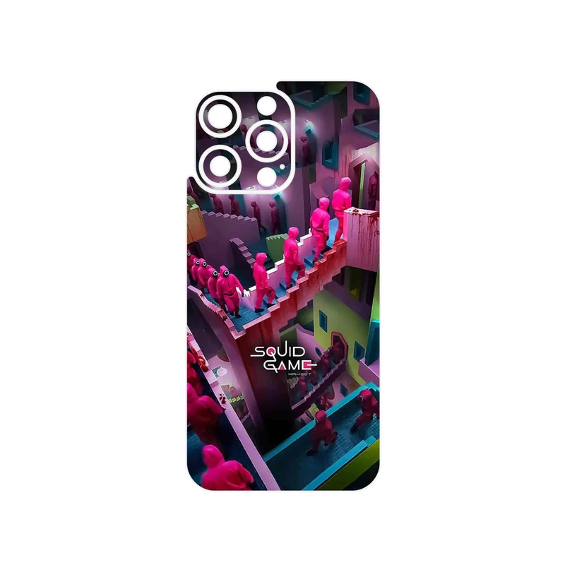 برچسب پوششی ماهوت مدل Squid Game مناسب برای گوشی موبایل اپل iPhone 15 Pro Max