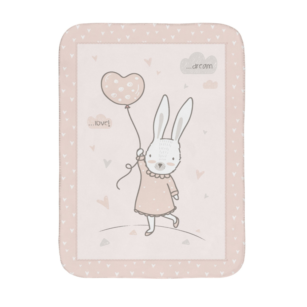پتو مدل Rabbits in love سایز 80*110 سانتی متر