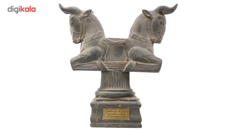 مجسمه تندیس و پیکره شهریار مدل سر ستون گاو کد MO230