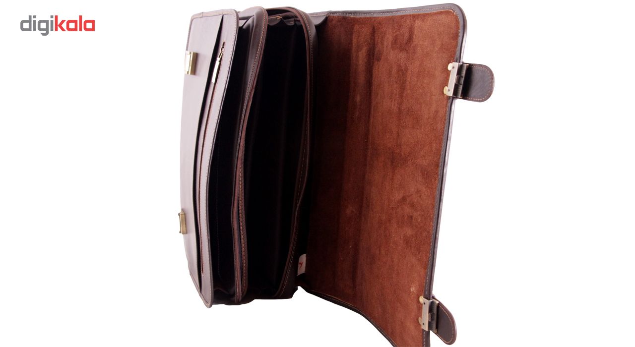 کیف اداری چرم بارز مدل چرم طبیعی کد DL39 -  - 12