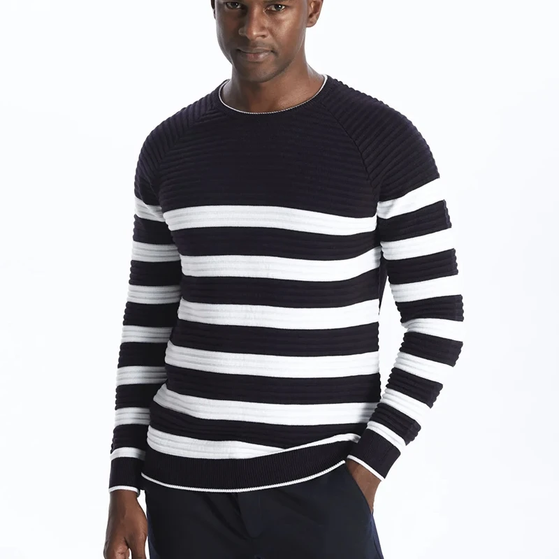 پلیور یقه گرد مردانه ال سی وایکیکی مدل سوپر تریکو سافت