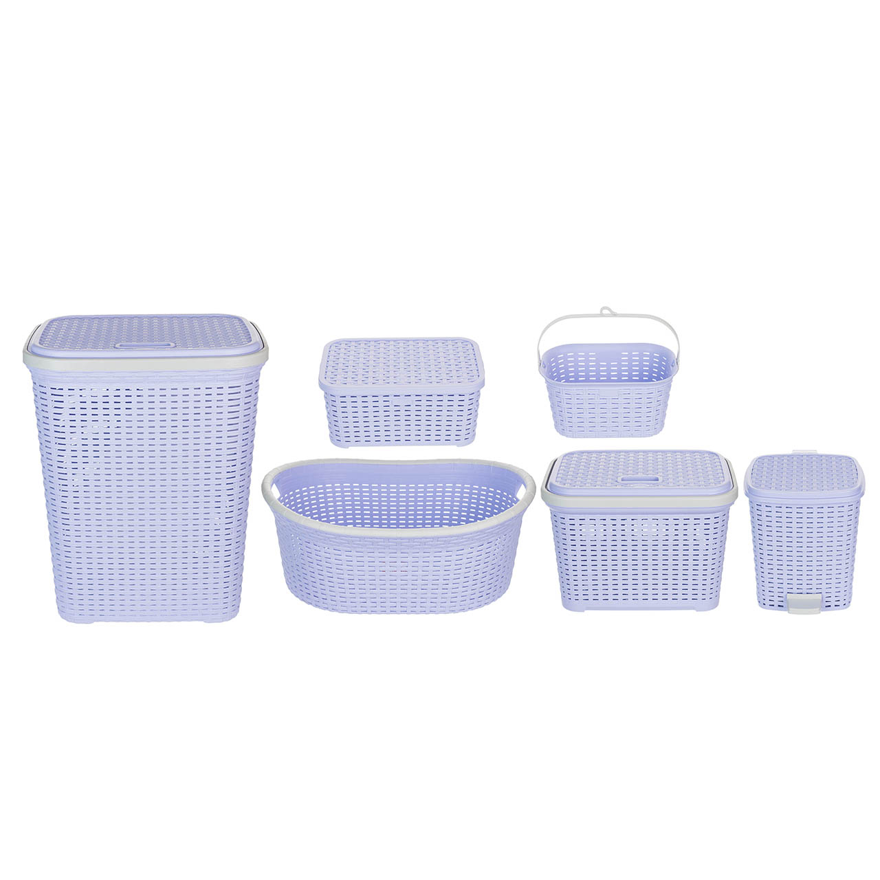 ست سبد آشپزخانه 6 تکه ایراک پلاستیک مدل RA100-3