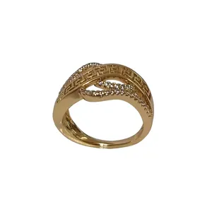 انگشتر زنانه ژوپینگ مدل نگین دار کد 12