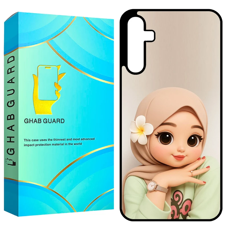 کاور قاب گارد طرح دختر مدل GCHPA35 مناسب برای گوشی موبایل سامسونگ Galaxy A35 5G