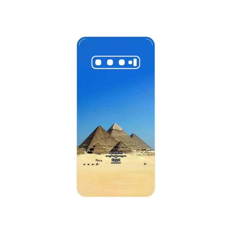 برچسب پوششی ماهوت مدل Pyramids of Egypt مناسب برای گوشی موبایل سامسونگ Galaxy S10