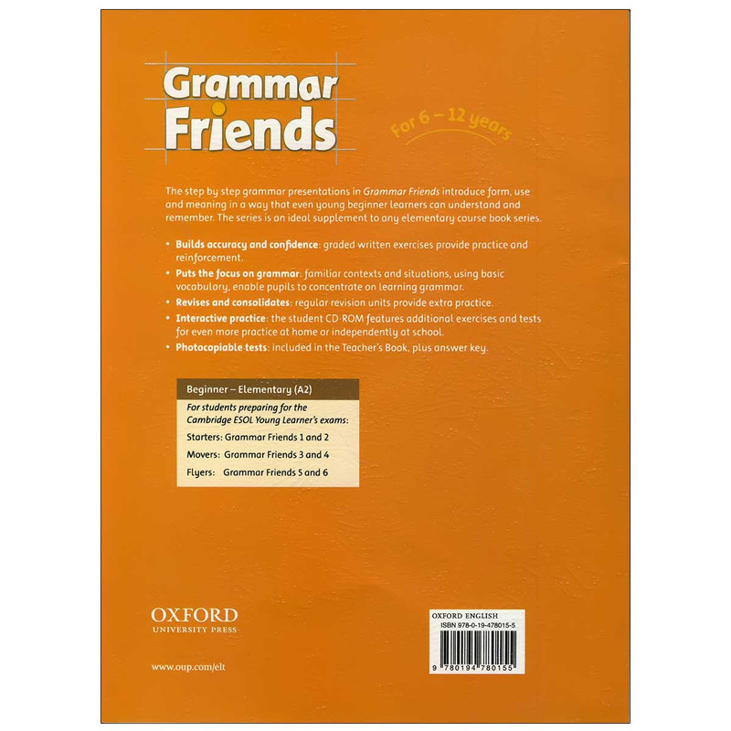 کتاب Grammar Friends 4 اثر Eileen Flannigan انتشارات آکسفورد کتاب Grammar Friends 4 اثر Eileen Flannigan انتشارات آکسفورد