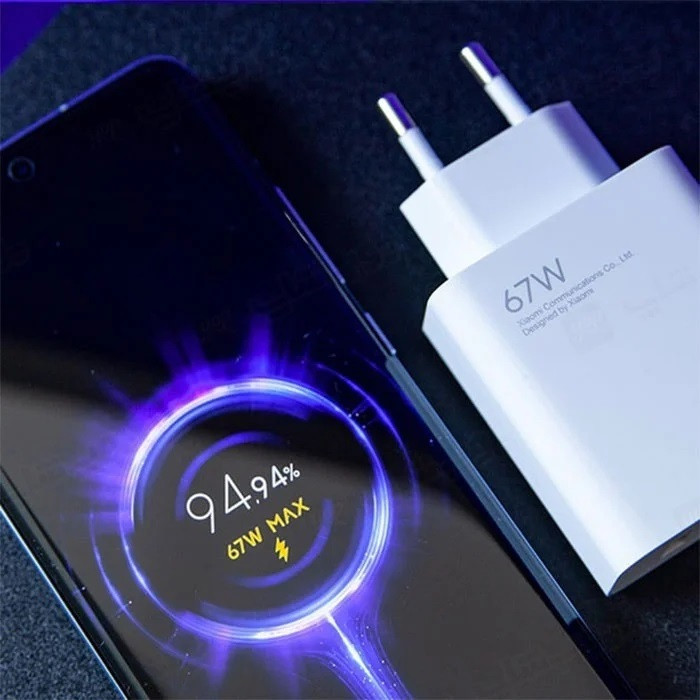 شارژر دیواری67 وات مدل MDY-12-EZ به همراه کابل USB-C
