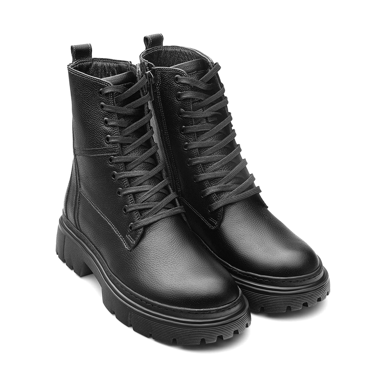 نیم بوت زنانه نوین چرم مدل WS3726 -  - 4