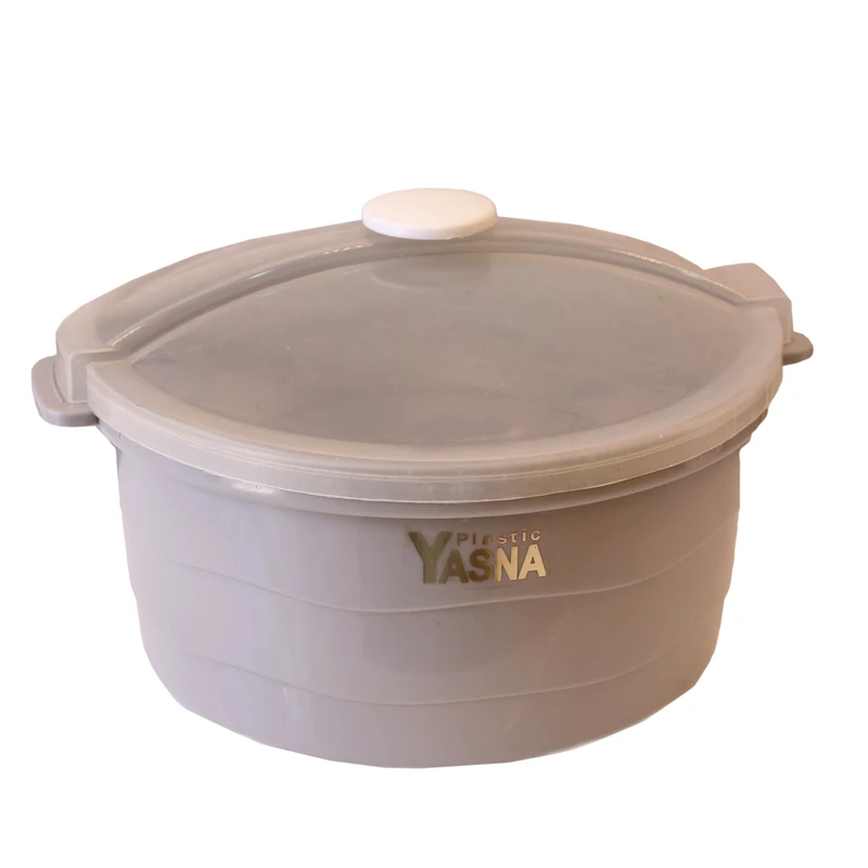 ظرف نگهدارنده با بدنه پلاستیکی یسنا مدل تابان مناسب برای قرار دادن در یخچال و فریزر 1 عددی