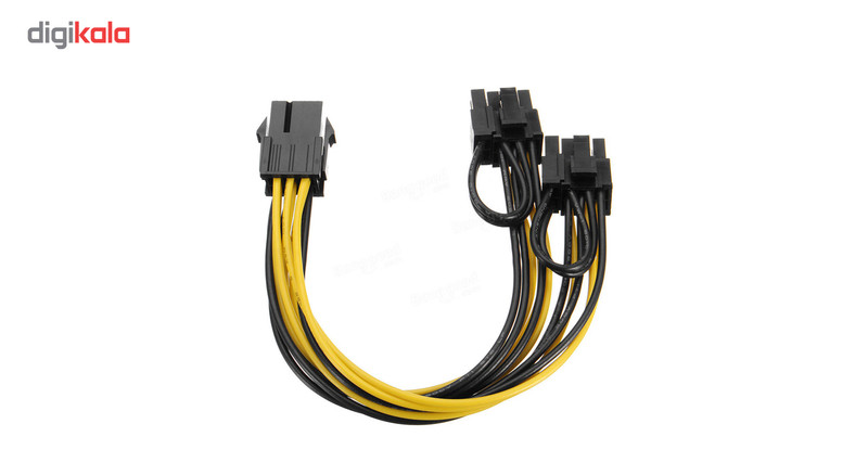 کابل تبدیل ۸ پین مادگی کارت گرافیک PCIE به دو ۸ پین مدل GPURIG