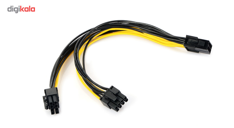 کابل تبدیل ۸ پین مادگی کارت گرافیک PCIE به دو ۸ پین مدل GPURIG