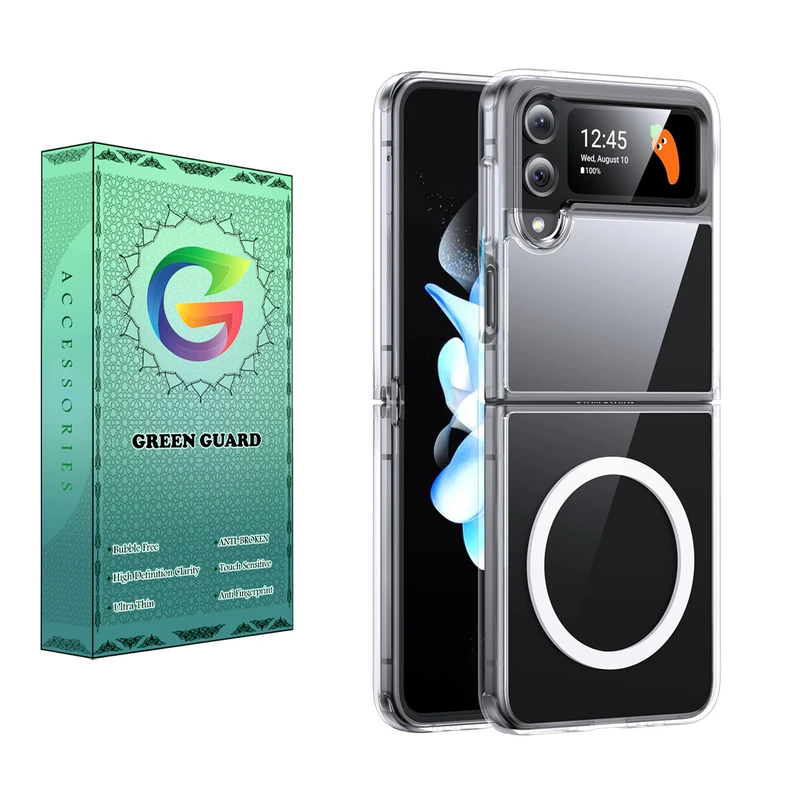کاور گرین گارد مدل CR_Magsafe کد Clear 47 مناسب برای گوشی موبایل سامسونگ Galaxy Z Filip 4