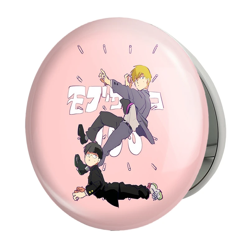 آینه جیبی خندالو طرح اراتاکا و شییکو انیمه موب سایکو Mob Psycho 100 مدل تاشو کد 24444 