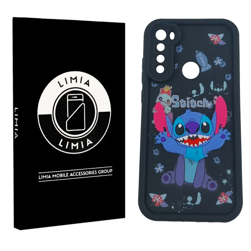 کاور لیمیا مدل سولید لنزدار طرح عروسکی برجسته مناسب برای گوشی موبایل شیائومی Redmi Note 8