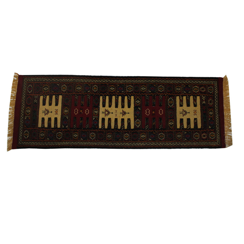 گلیم دستباف طرح سفره کردی کد 2300