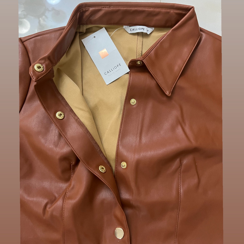 کت چرم زنانه کالیوپی مدل C2029