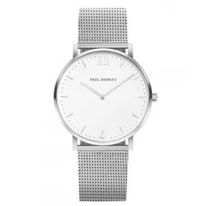ساعت مچی عقربه ای پاول هویت مدل Sailor Line Silver Mesh