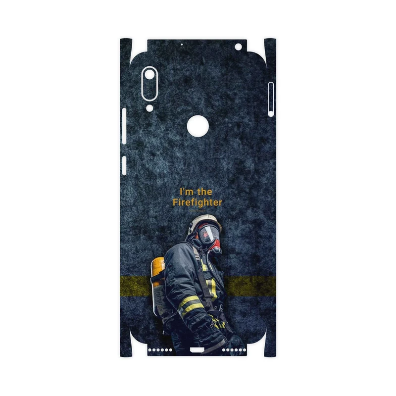 برچسب پوششی ماهوت مدل Firefighter-FullSkin مناسب برای گوشی موبایل هوآوی Y6 Prime 2019