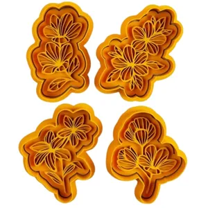قالب شیرینی مدل flower بسته 4 عددی