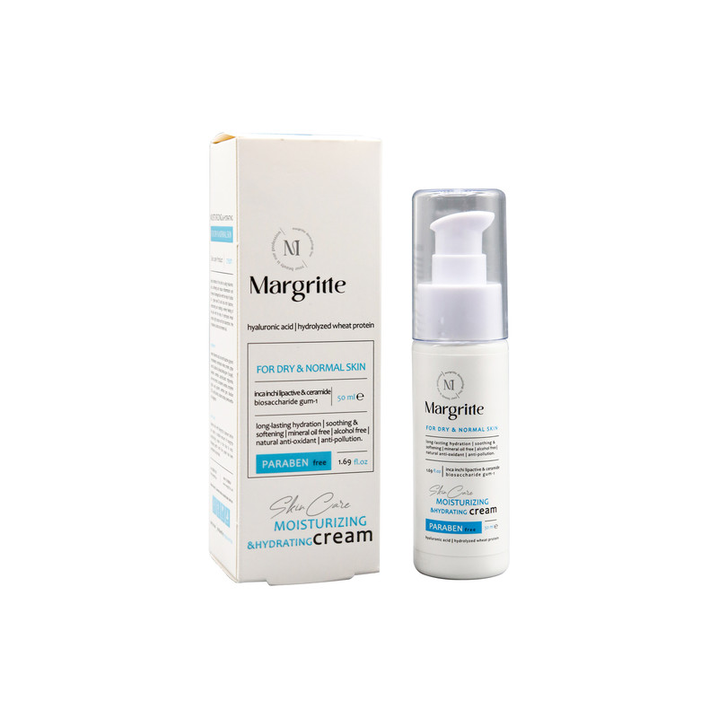 کرم آبرسان مارگریت مدل هیدراتین حجم 50 میلی لیتر کرم آبرسان مارگریت مدل هیدراتین حجم 50 میلی لیتر