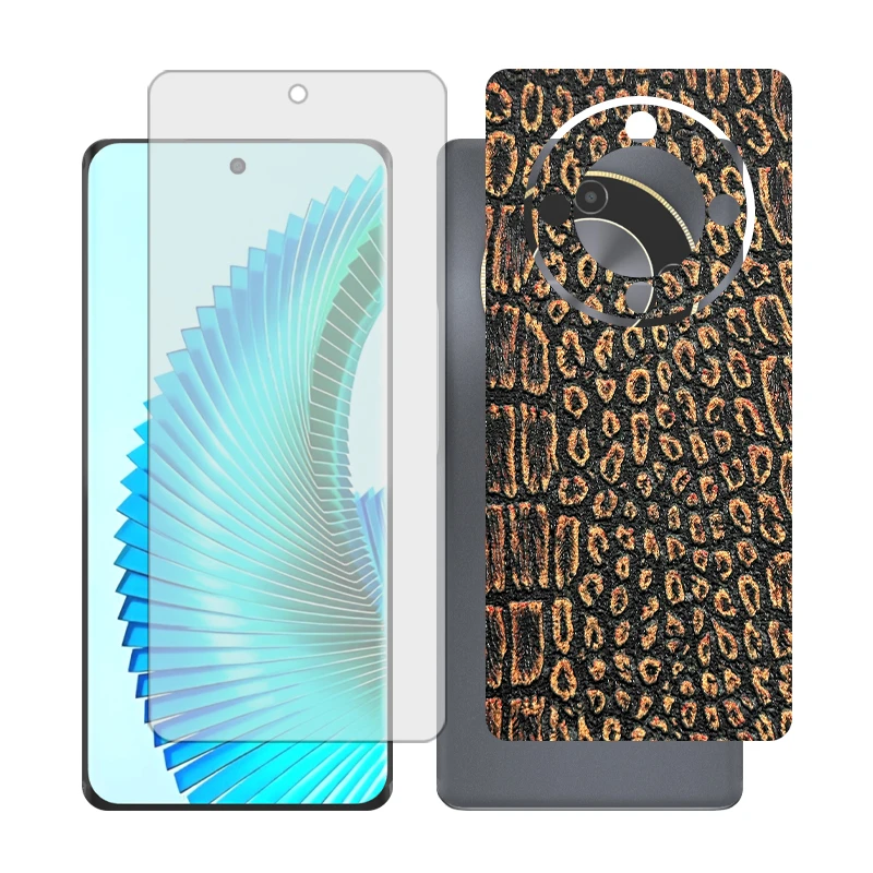 محافظ صفحه نمایش گلس مدل Together مناسب برای گوشی موبایل آنر X9b به همراه برچسب پوششی پشت گوشی