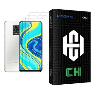 Ricomm CH Glass MIX003 Screen Protector For Xiaomi Redmi Note 9 Pro (India) Pack Of 3