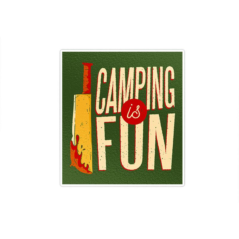 استیکر تزئینی موبایل و تبلت ماسا دیزاین مدل  stkv0281 طرح camping