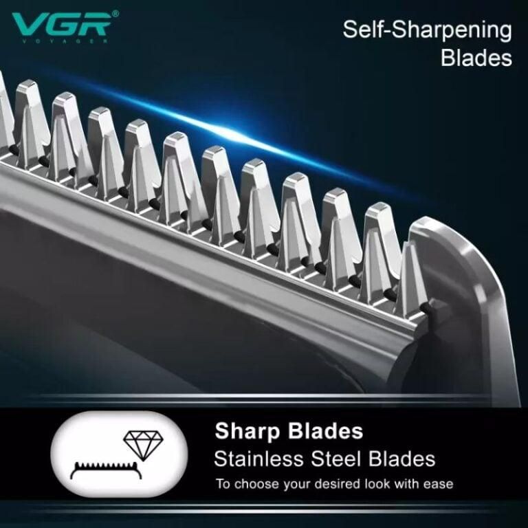 ست ماشین اصلاح موی صورت و بدن وی جی ار مدل V-107 -  - 3