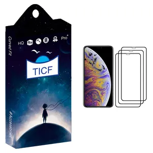TICF +HD Screen Protector For Apple iPhone XS Max Pack Of 3