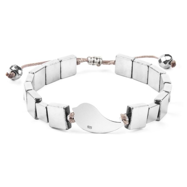 دستبند نقره ریسه گالری مدل Ri3-H1046S-Silver دستبند نقره ریسه گالری مدل Ri3-H1046S-Silver