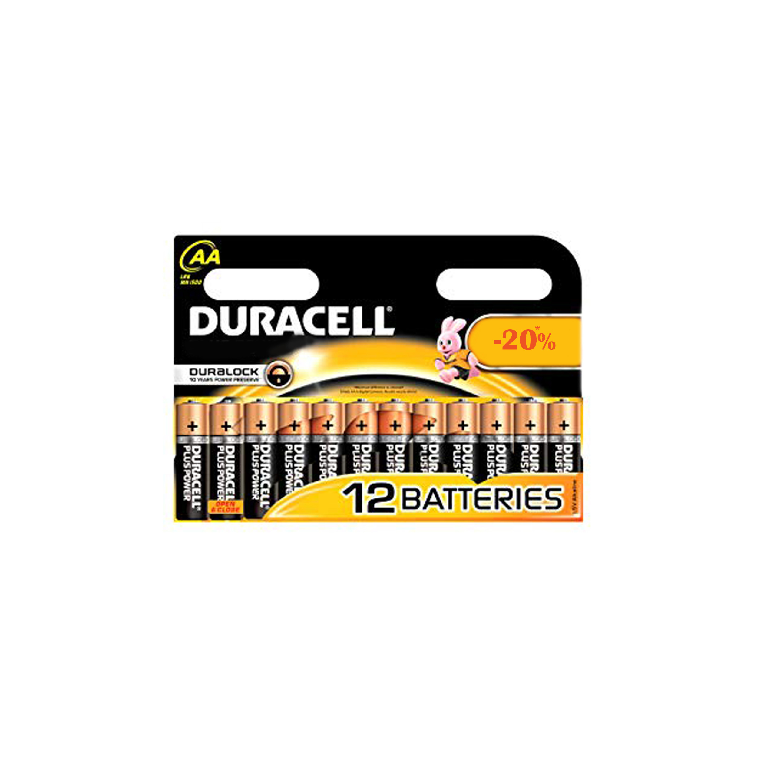 باتری قلمی دوراسل مدل Duralock بسته 12 عددی
