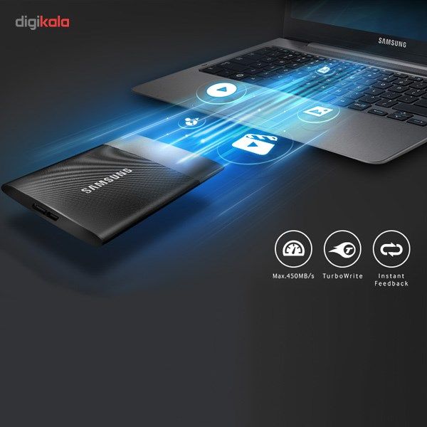 حافظه SSD قابل حمل سامسونگ مدل تی 1 ظرفیت 1 ترابایت main 1 5