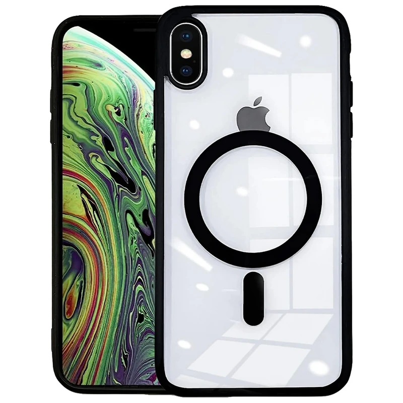 کاور مسیر مدل Silicone Magnetic Magsafe مناسب برای گوشی موبایل اپل iPhone x \ xs