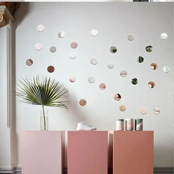 آینه آماتیس مدل دایره تو پر بسته 50 عددی