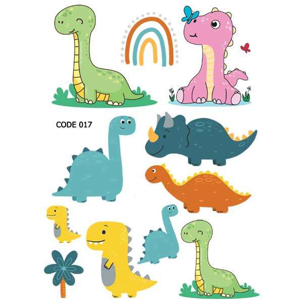  تتو موقت مدل Animal کد 017