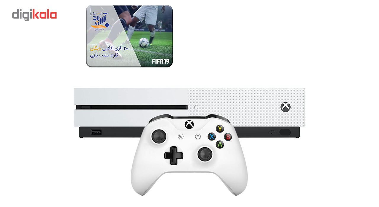 کنسول بازی مایکروسافت مدل Xbox One S ظرفیت 1 ترابایت به همراه ۲۰ عدد بازی