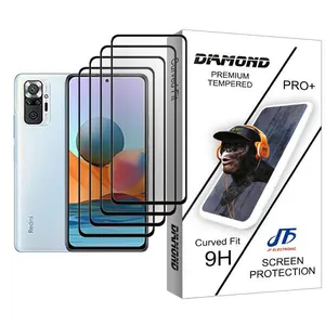 JF Diamond Glass MIX004 Screen Protector For Xiaomi Redmi Note 10 Pro Pack Of 4