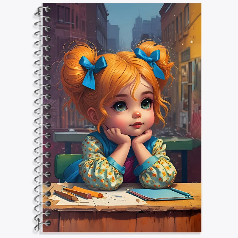 دفتر نت موسیقی 50 برگ خندالو طرح دخترانه کد F7873